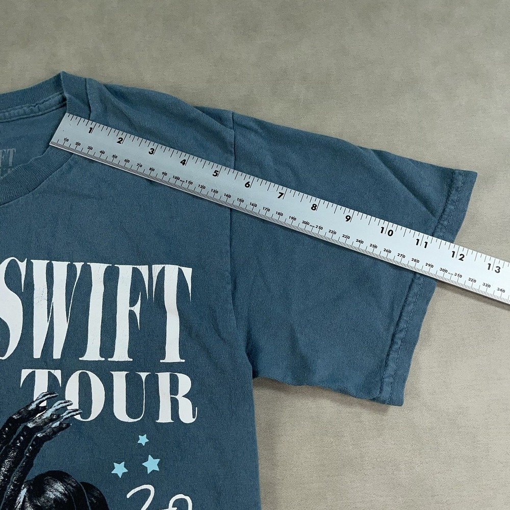 Taylor Swift Eras Concert Tour T Shirt Blue Short Sleeve Adult Size Small 2023 - Picture 8 of 9